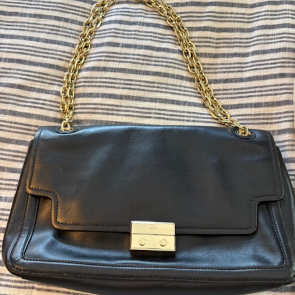 Tory Burch Flemming Soft Convertable Bag with Chain Strap